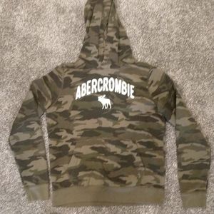 Abercrombie kids camo hoodie sweatshirt